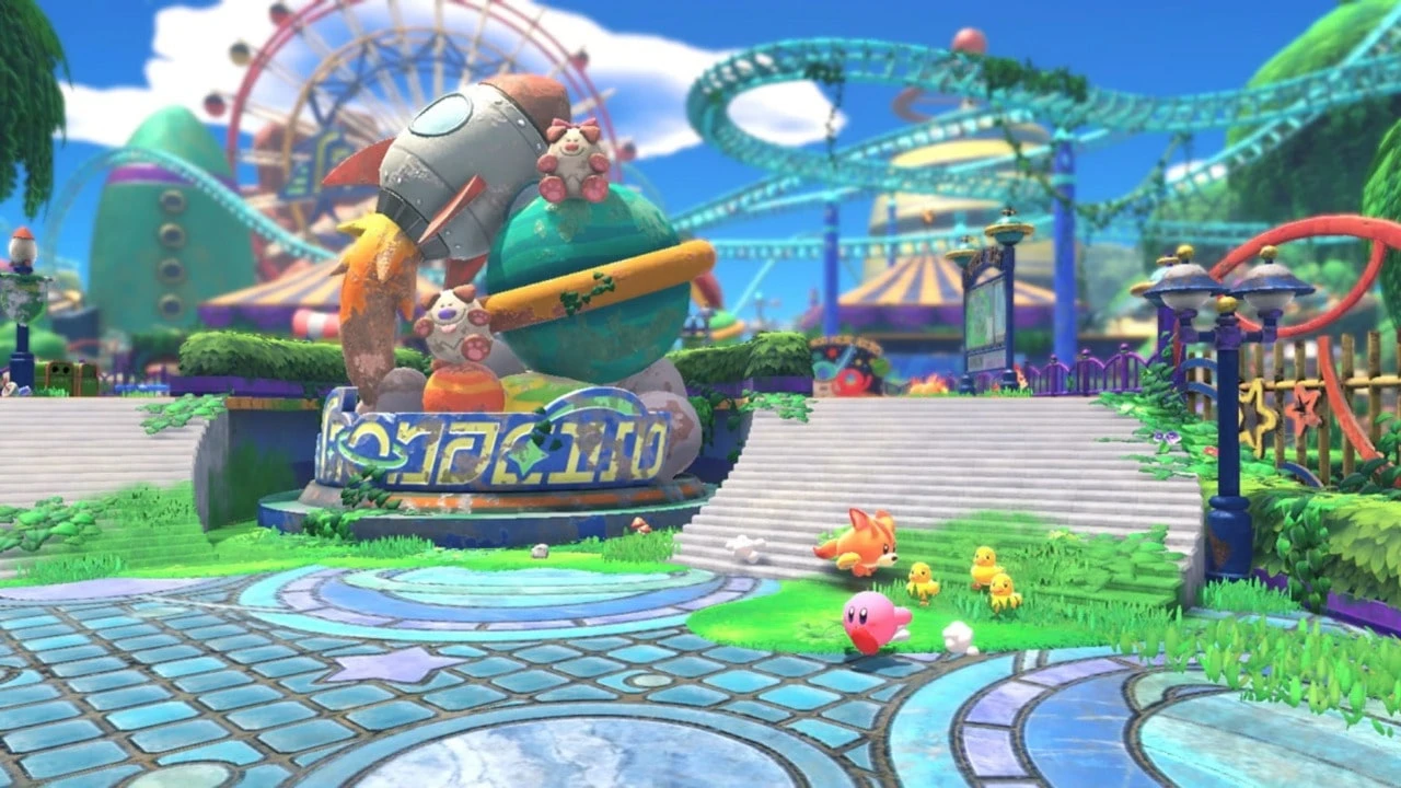 Gameplay de Kirby y la Tierra Olvidada XCI + BIN en Mig Switch